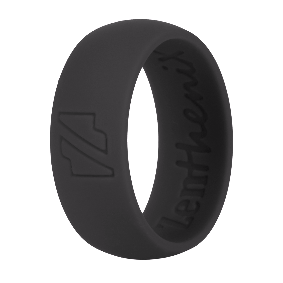2 Pack ZentheniX® Silicone Rings (8.7mm) - Black