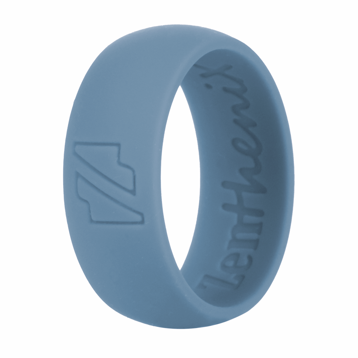 2 Pack ZentheniX® Silicone Rings (8.7mm) - Black, Blue