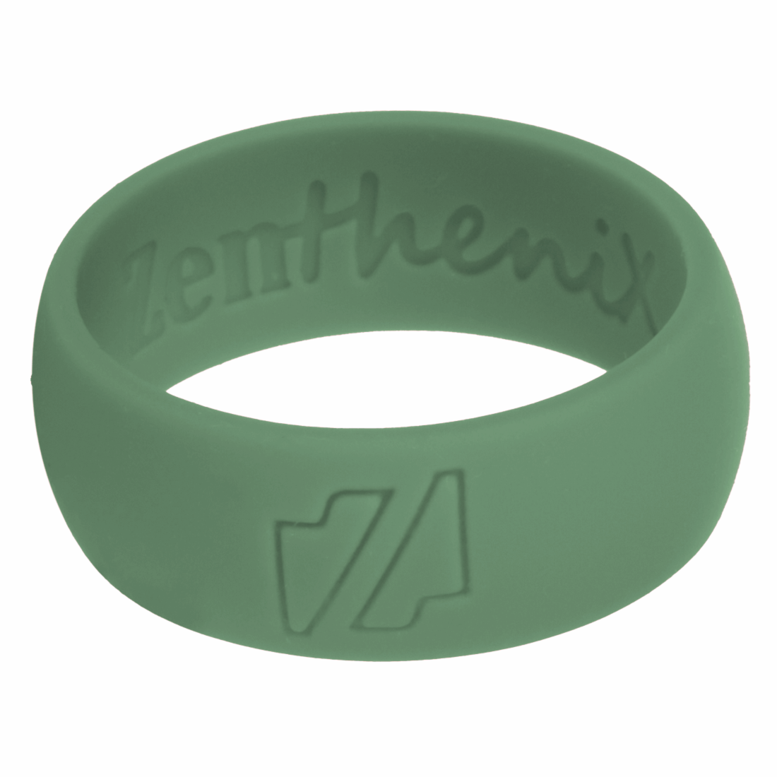 3 Pack ZentheniX® Silicone Rings (8.7mm) - Black, Blue, Green
