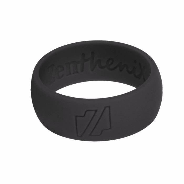 Black Silicone Ring Side View