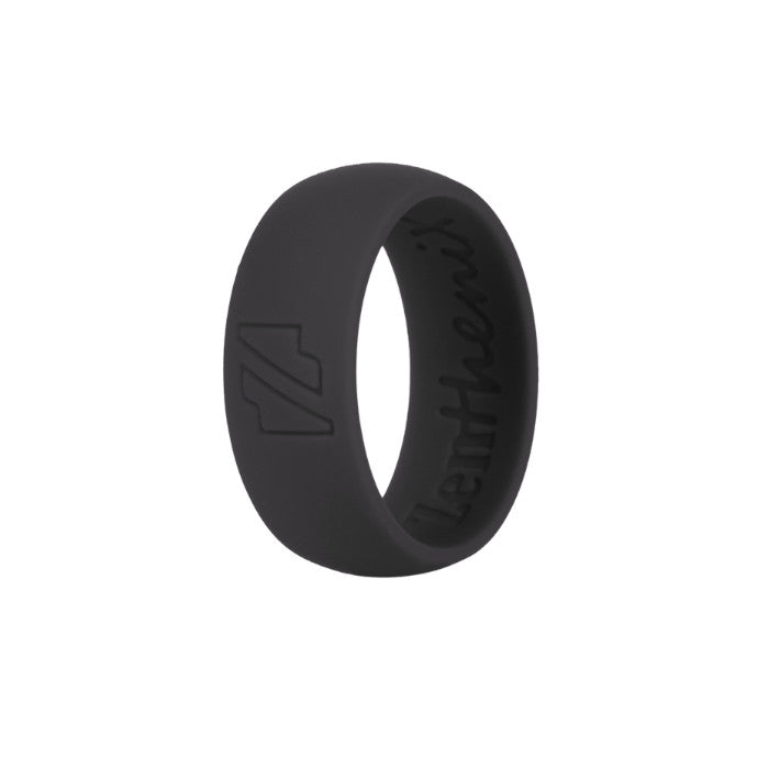 Black Silicone Ring Single View