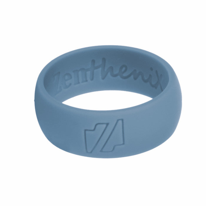 Blue Silicone Ring Side View