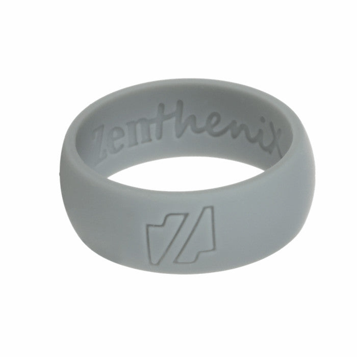 Grey Silicone Ring Side View