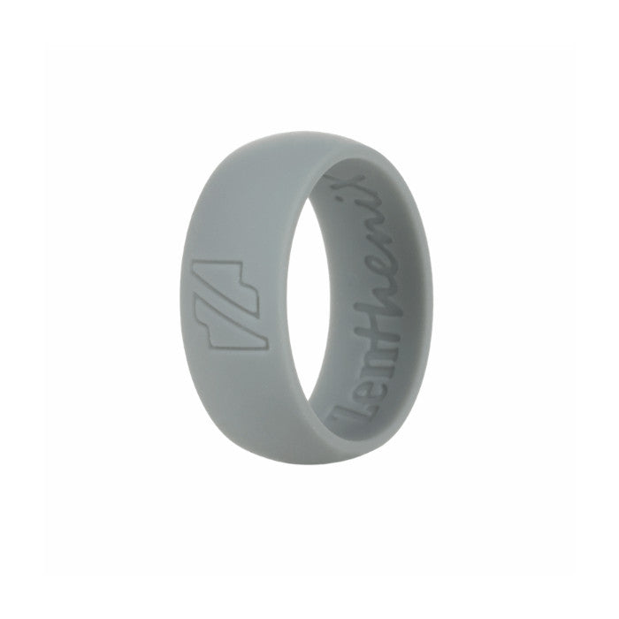 Grey Silicone Ring Single View