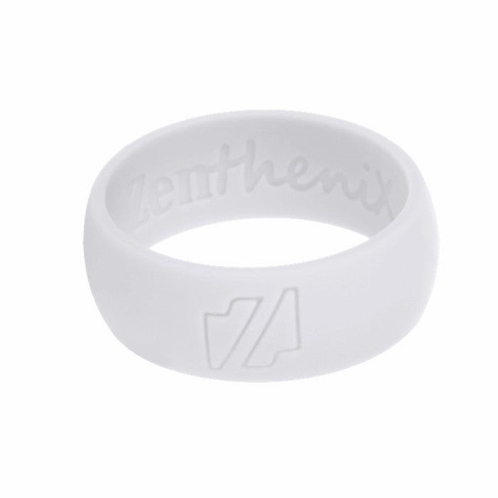 White Silicone Ring Side View