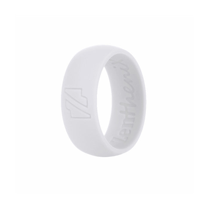 White Silicone Ring Single View