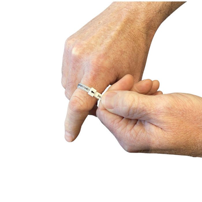 Ring sizer used on finger