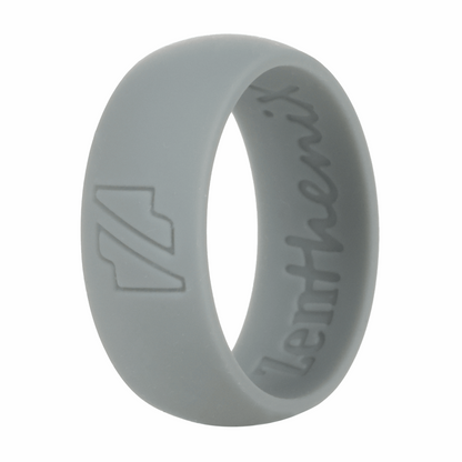 Grey Silicone Wedding Ring