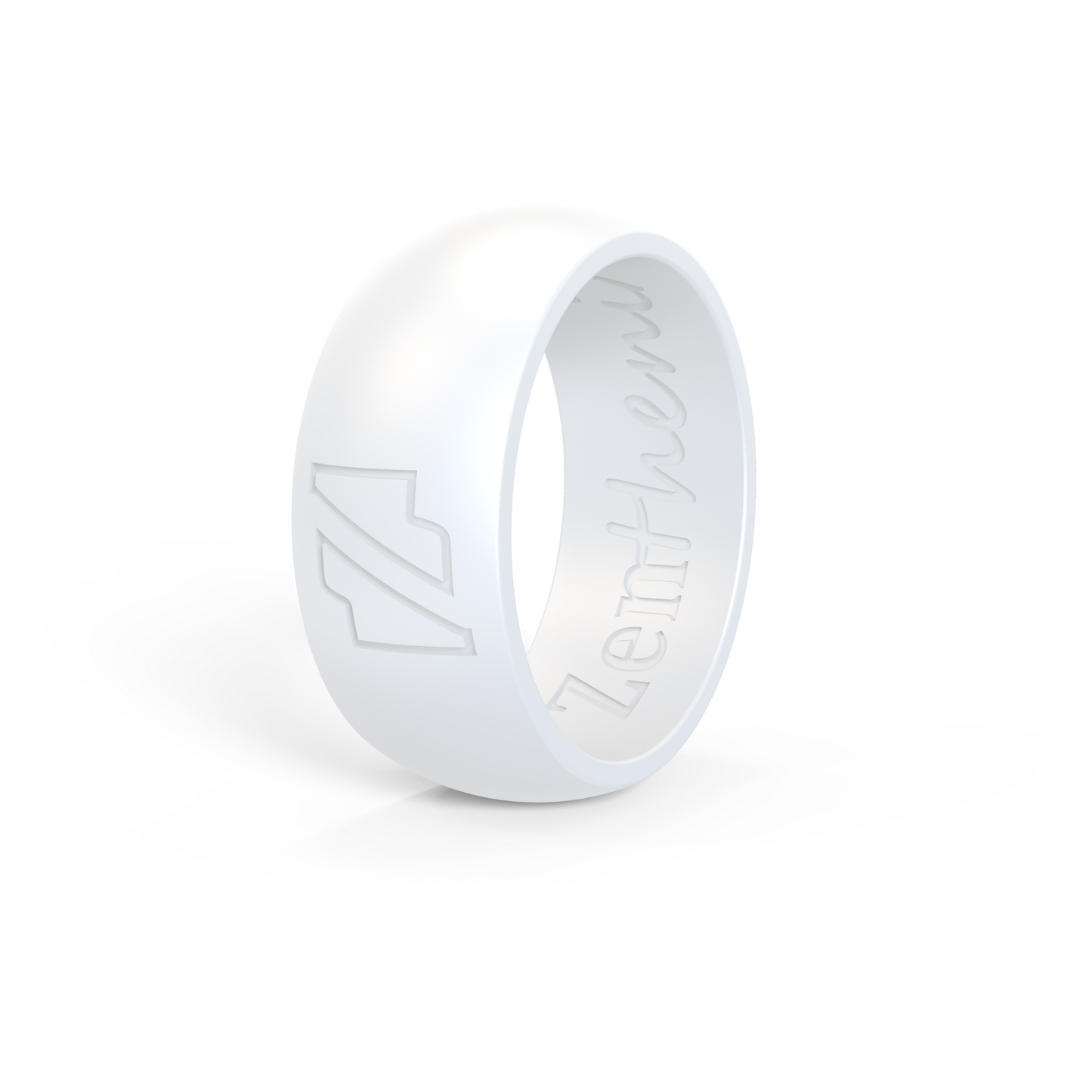 ZentheniX Mens ActiveWear Silicone Ring White M1 UK N O US 7