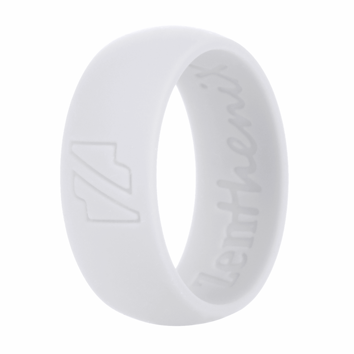 White Silicone Wedding Ring