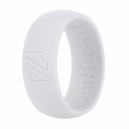 White Silicone Wedding Ring
