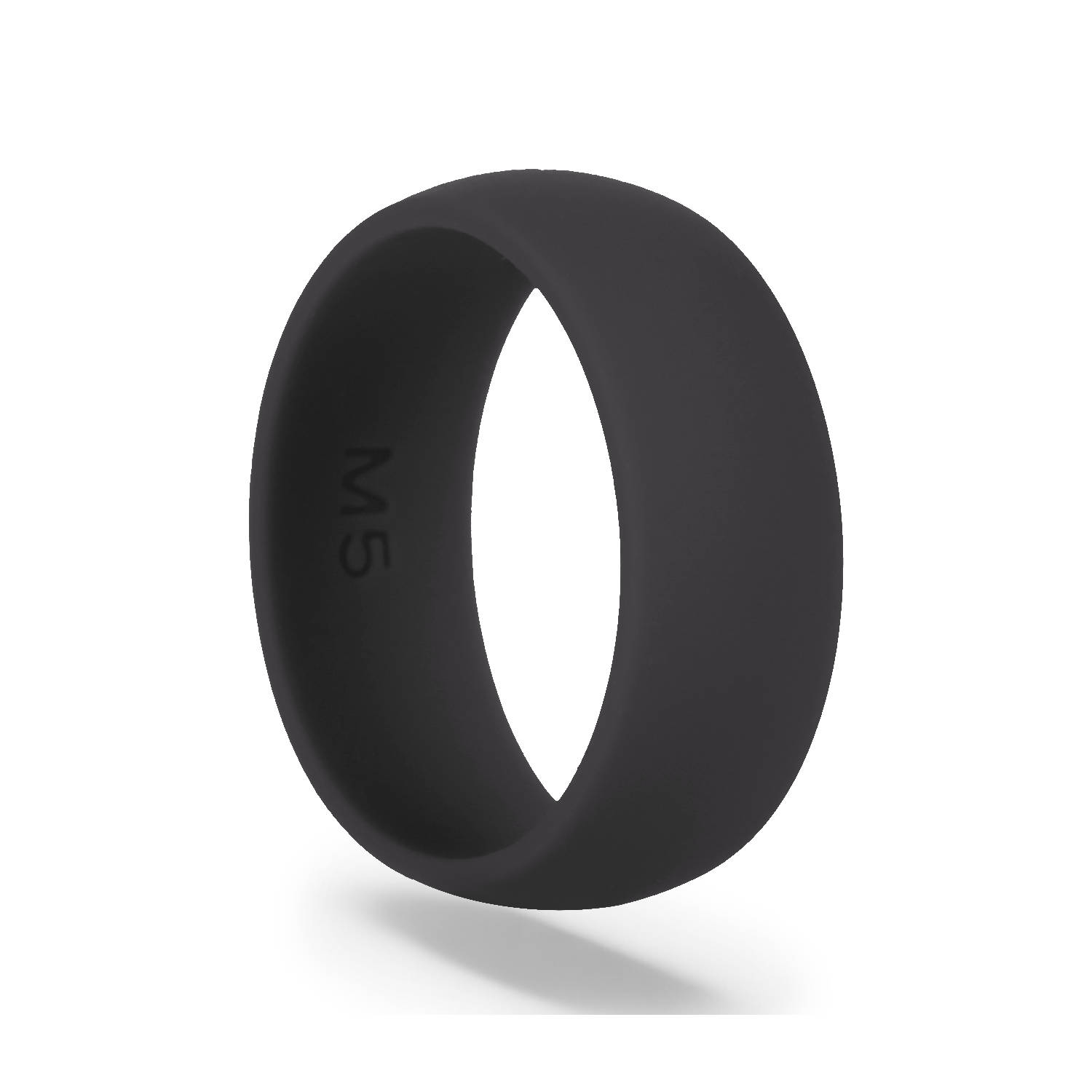 Black silicone ring rear view