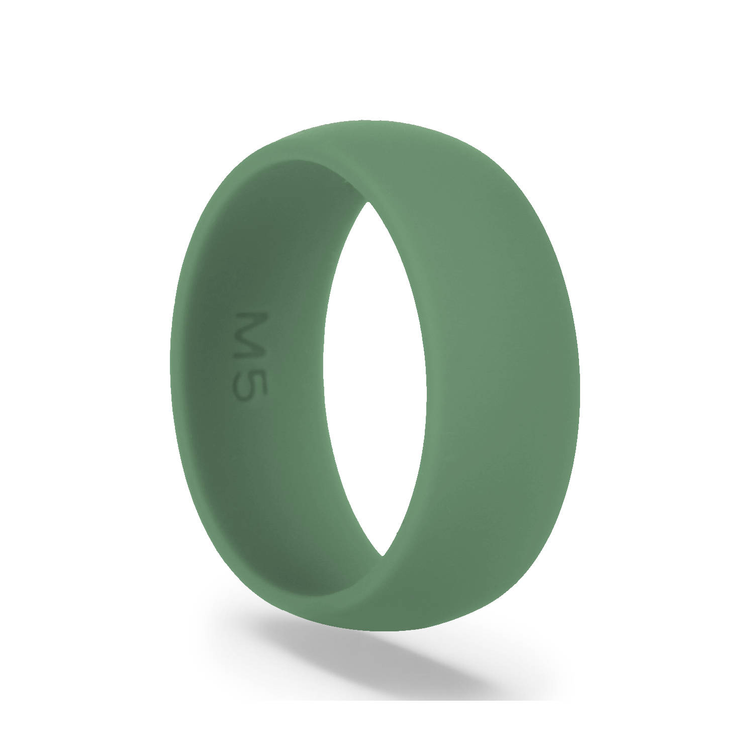 Green silicone ring rear view