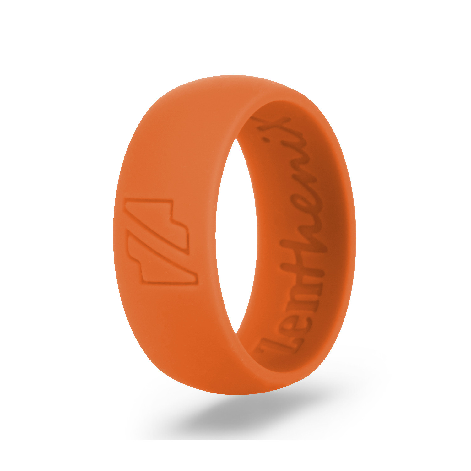 ZentheniX Orange Silicone Ring clean, hypoallergenic