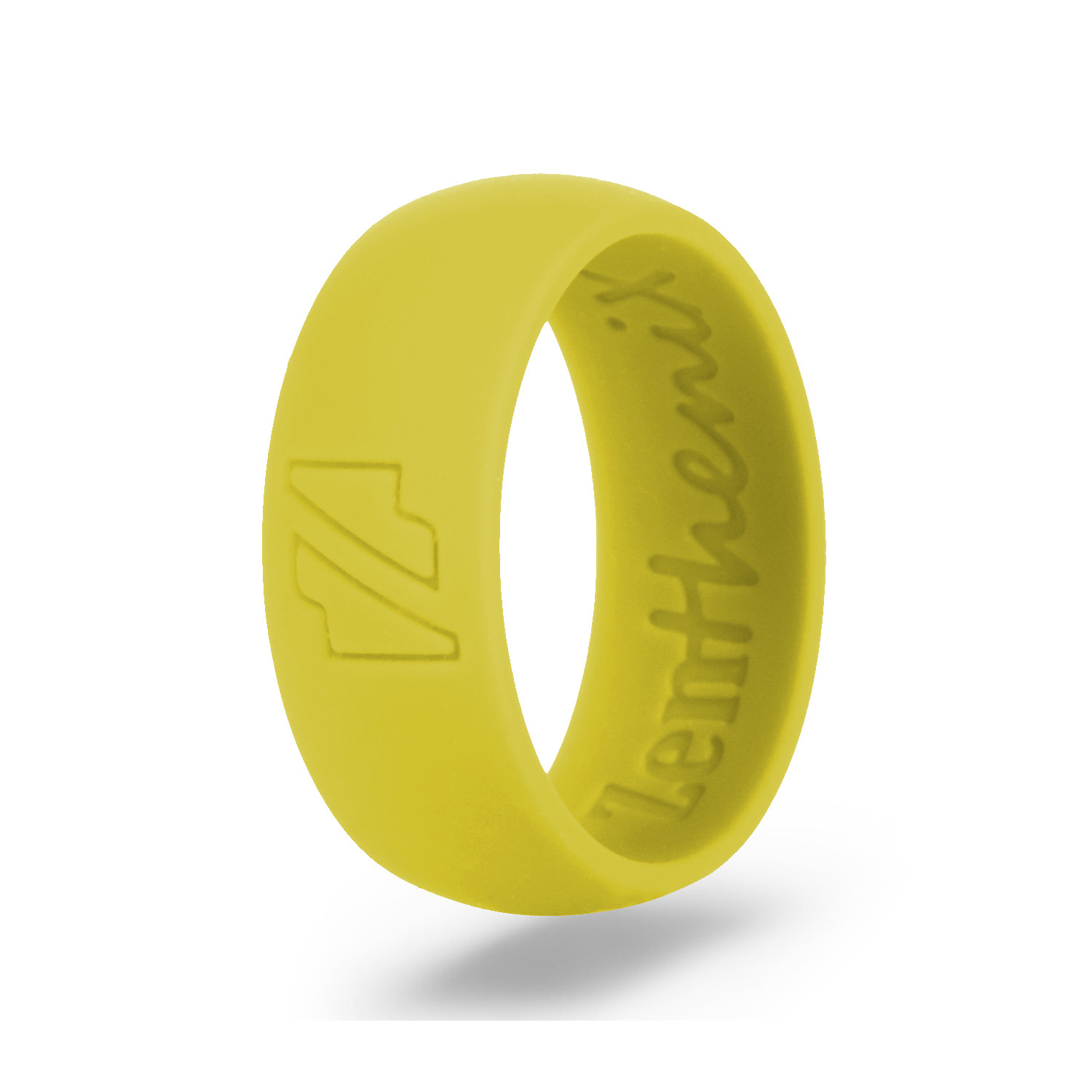 ZentheniX Yellow Silicone Ring clean, hypoallergenic